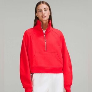 Scuba Oversized Funnel-Neck Half Zip